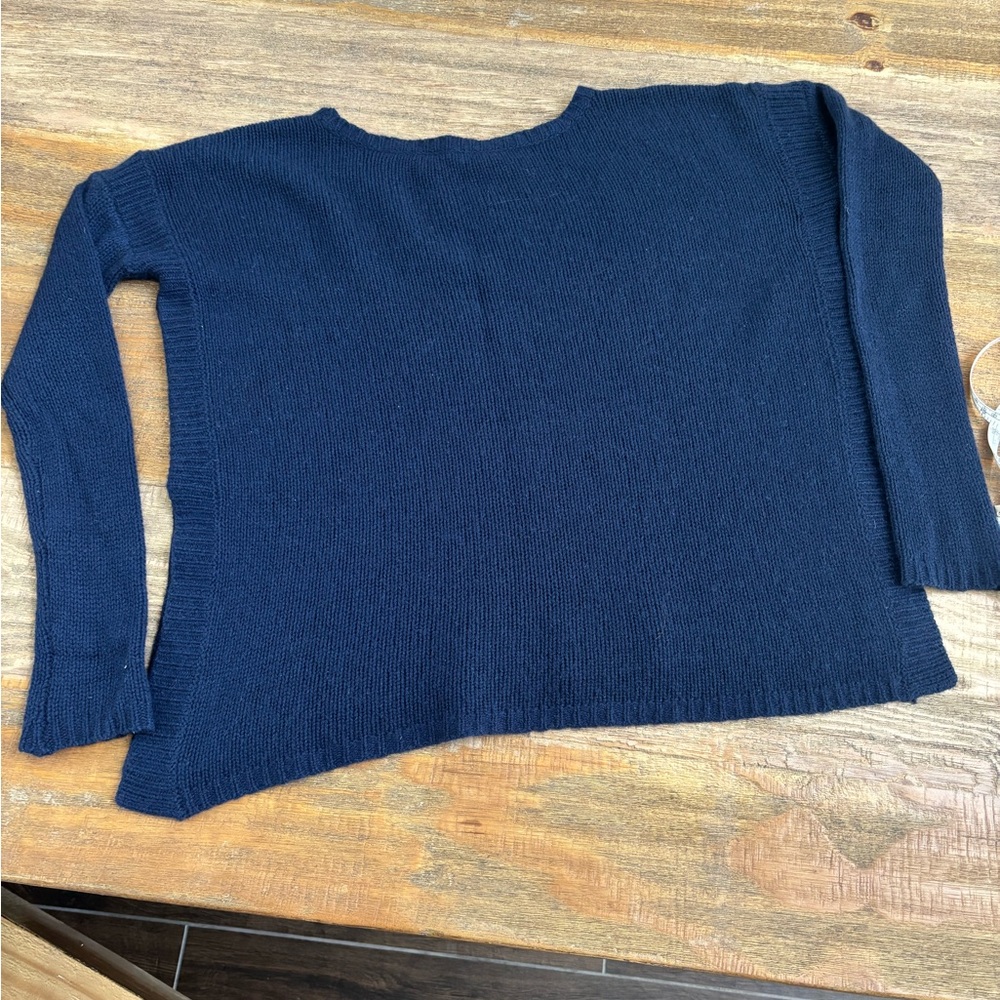 Calypso St Barth Navy Blue Cashmere Women'’s Sweater Size Small